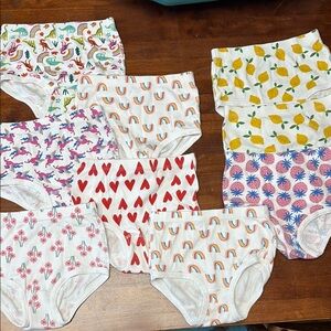 Hanna Andersson Girls Briefs Lot size 100/110 Small